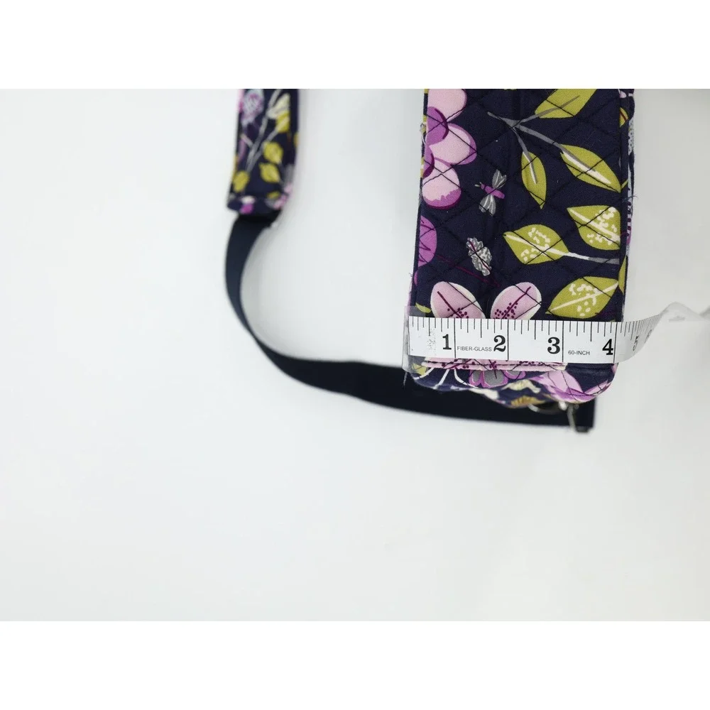 Vera Bradley Womens Crossbody Messenger Bag Floral Quilted Multicolor Adjustable